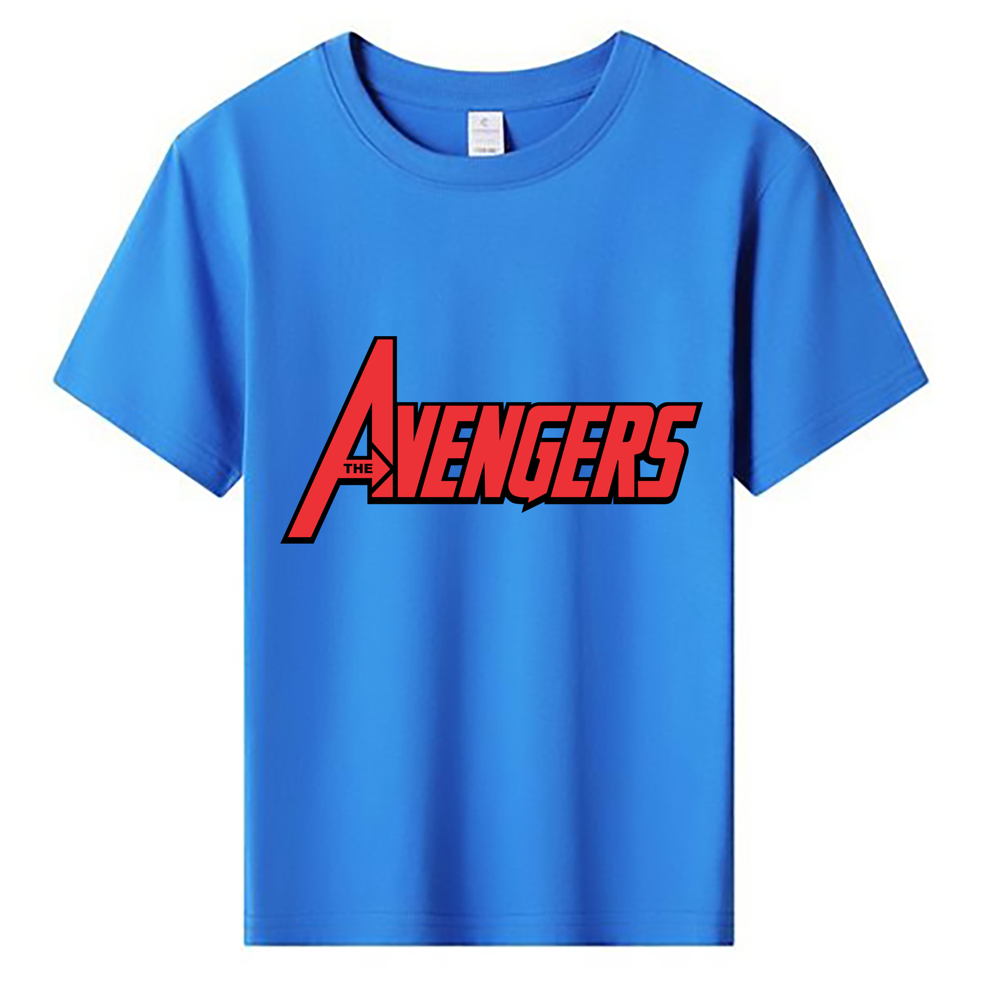 （画像用） アベンジャーズ The Avengers 綿100％キッズTシャツ（フロントプリント）